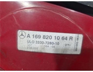 Piloto Trasero Derecho Mercedes-Benz Clase A  2 0 A 180 CDI  [2 0 Ltr  - 80 kW CDI CAT]