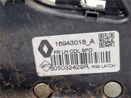 Cerradura Puerta Delantera Izquierda Renault Megane IV Berlina 5P  1 2 Tech Road [1 2 Ltr  - 97 kW TCE Energy]