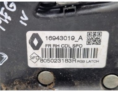 Cerradura Puerta Delantera Derecha Renault Megane IV Berlina 5P  1 2 Tech Road [1 2 Ltr  - 97 kW TCE Energy]