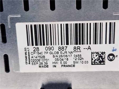 Mandos Climatizador Renault Megane IV Berlina 5P  1 2 Tech Road [1 2 Ltr  - 97 kW TCE Energy]