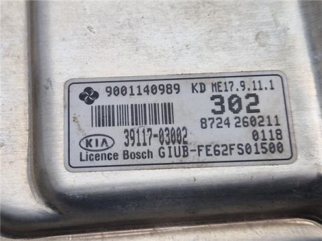 Centralita Kia Rio  1 2 Basic [1 2 Ltr  - 62 kW CAT]