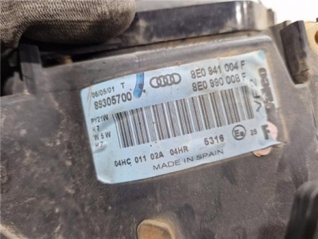 Faro Delantero Derecho Audi A4 Berlina  1 8 T [1 8 Ltr  - 110 kW 20V Turbo]