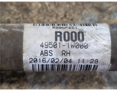 Transmision Delantera Derecha Kia Rio  1 2 Basic [1 2 Ltr  - 62 kW CAT]