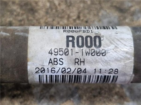 Transmision Delantera Derecha Kia Rio  1 2 Basic [1 2 Ltr  - 62 kW CAT]