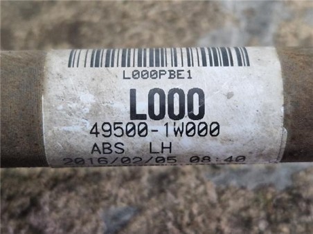 Transmision Delantera Izquierda Kia Rio  1 2 Basic [1 2 Ltr  - 62 kW CAT]