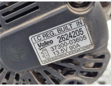 Alternador Kia Rio  1 2 Basic [1 2 Ltr  - 62 kW CAT]