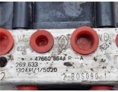 Nucleo Abs Renault Clio IV  1 5 Dynamique [1 5 Ltr  - 66 kW dCi Diesel FAP Energy]