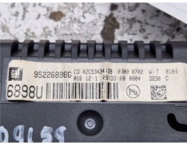 Pantalla Chevrolet Cruze  1 7 LT [1 7 Ltr  - 96 kW Diesel CAT]