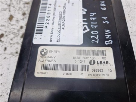 Modulo Electronico BMW Serie 1 Berlina  1 6 116i [1 6 Ltr  - 85 kW 16V CAT]