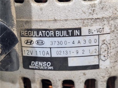 Alternador Kia Sorento  2 5 CRDi