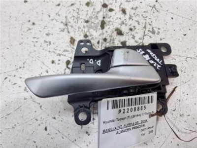 Manilla Interior Puerta Delantera Derecha Hyundai Tucson  1 7 Tecno BlueDrive 2WD [1 7 Ltr  - 85 kW CRDi CAT]