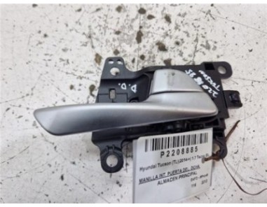 Manilla Interior Puerta Delantera Derecha Hyundai Tucson  1 7 Tecno BlueDrive 2WD [1 7 Ltr  - 85 kW CRDi CAT]