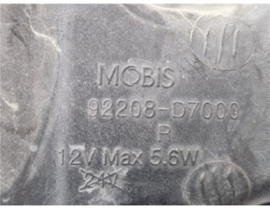 PILOTO DELANTERO DERECHO LUZ DIURNA Hyundai Tucson  1 7 Tecno BlueDrive 2WD [1 7 Ltr  - 85 kW CRDi CAT]