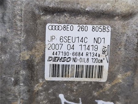 Compresor Aire Acondicionado Audi A4 Berlina  2 0 TDI 16V  [2 0 Ltr  - 103 kW TDI]