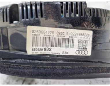 Cuadro Instrumentos Audi A4 Berlina  2 0 TDI 16V  [2 0 Ltr  - 103 kW TDI]