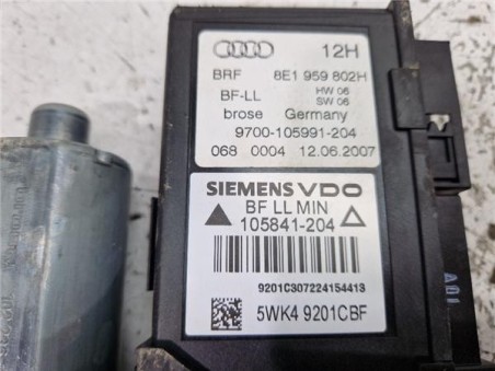 Elevalunas Electrico Delantero Derecho Audi A4 Berlina  2 0 TDI 16V  [2 0 Ltr  - 103 kW TDI]
