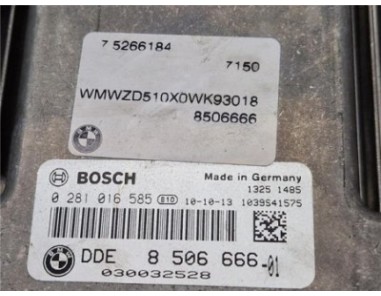 Centralita motor uce Mini Countryman  1 6 Cooper D All4 [1 6 Ltr  - 82 kW Diesel CAT]