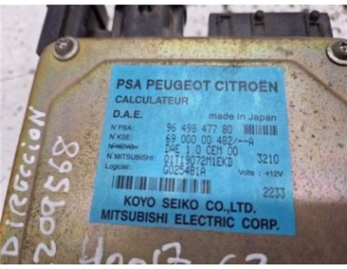 Centralita Direccion Asistida Citroen C3  1 4 HDi