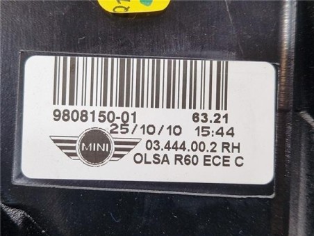 Piloto Trasero Derecho Mini Countryman  1 6 Cooper D All4 [1 6 Ltr  - 82 kW Diesel CAT]