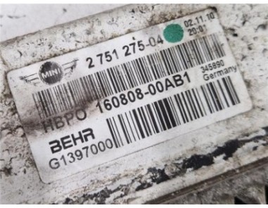 RADIADOR AGUA Mini Countryman  1 6 Cooper D All4 [1 6 Ltr  - 82 kW Diesel CAT]