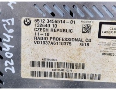 Radio / Cd Mini Countryman  1 6 Cooper D All4 [1 6 Ltr  - 82 kW Diesel CAT]