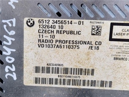 Radio / Cd Mini Countryman  1 6 Cooper D All4 [1 6 Ltr  - 82 kW Diesel CAT]