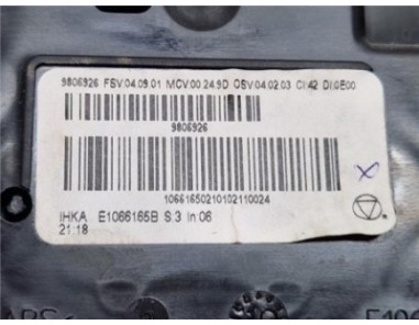 Mandos Climatizador Mini Countryman  1 6 Cooper D All4 [1 6 Ltr  - 82 kW Diesel CAT]