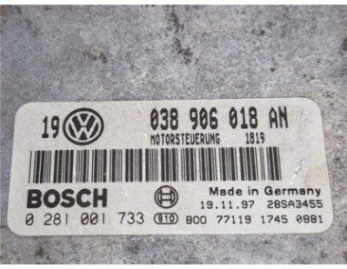 Centralita Volkswagen Golf IV Berlina  1 9 TDI