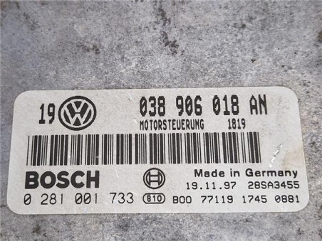 Centralita Volkswagen Golf IV Berlina  1 9 TDI