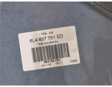 Elevalunas Electrico Delantero Izquierdo Seat Ibiza  1 4 TDI