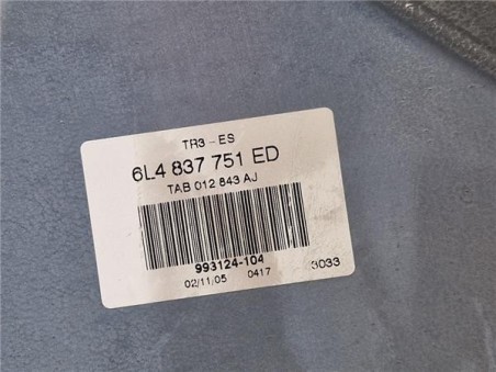 Elevalunas Electrico Delantero Izquierdo Seat Ibiza  1 4 TDI