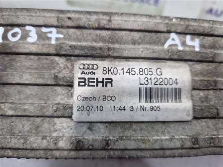 Intercooler Audi A4 Berlina  2 0 e [2 0 Ltr  - 100 kW 16V TDI]