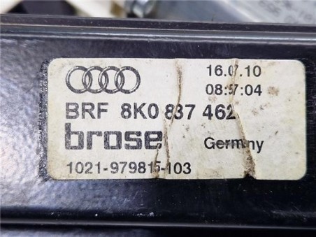 Elevalunas Electrico Delantero Derecho Audi A4 Berlina  2 0 e [2 0 Ltr  - 100 kW 16V TDI]
