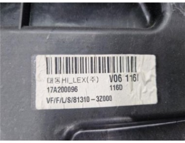 Elevalunas Electrico Delantero Izquierdo Hyundai i40  1 7 Style [1 7 Ltr  - 100 kW CRDi CAT]