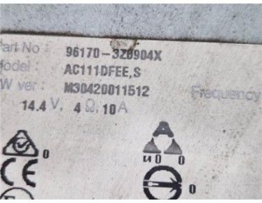 Radio / Cd Hyundai i40  1 7 Style [1 7 Ltr  - 100 kW CRDi CAT]