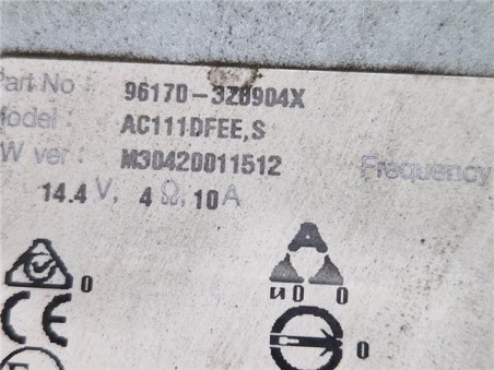 Radio / Cd Hyundai i40  1 7 Style [1 7 Ltr  - 100 kW CRDi CAT]