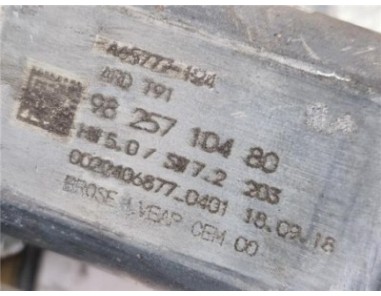 Elevalunas Electrico Trasero Derecho Peugeot 308  1 5 Style [1 5 Ltr  - 75 kW Blue-HDI FAP]