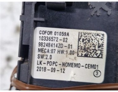 MANDO ELEVALUNAS DELANTERO IZQUIERDO Peugeot 308  1 5 Style [1 5 Ltr  - 75 kW Blue-HDI FAP]