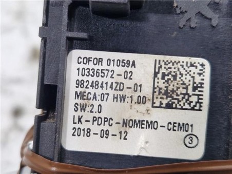 MANDO ELEVALUNAS DELANTERO IZQUIERDO Peugeot 308  1 5 Style [1 5 Ltr  - 75 kW Blue-HDI FAP]