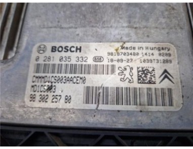 Centralita motor uce Peugeot 308  1 5 Style [1 5 Ltr  - 75 kW Blue-HDI FAP]