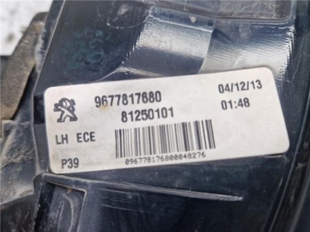 Piloto Trasero Izquierdo Peugeot 308  1 5 Style [1 5 Ltr  - 75 kW Blue-HDI FAP]