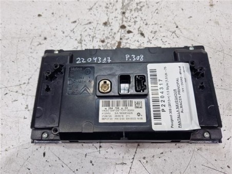 PANTALLA NAVEGADOR Peugeot 308  1 5 Style [1 5 Ltr  - 75 kW Blue-HDI FAP]