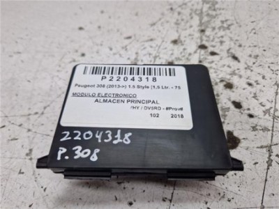 MODULO ELECTRONICO Peugeot 308  1 5 Style [1 5 Ltr  - 75 kW Blue-HDI FAP]