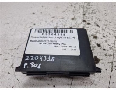 MODULO ELECTRONICO Peugeot 308  1 5 Style [1 5 Ltr  - 75 kW Blue-HDI FAP]