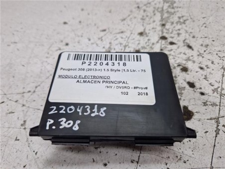 MODULO ELECTRONICO Peugeot 308  1 5 Style [1 5 Ltr  - 75 kW Blue-HDI FAP]