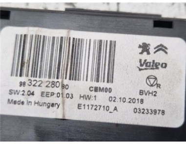 MODULO ELECTRONICO Peugeot 308  1 5 Style [1 5 Ltr  - 75 kW Blue-HDI FAP]