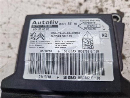 Centralita Airbag Peugeot 308  1 5 Style [1 5 Ltr  - 75 kW Blue-HDI FAP]