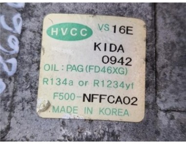 Compresor Aire Acondicionado Hyundai Tucson  1 7 Tecno BlueDrive 2WD [1 7 Ltr  - 85 kW CRDi CAT]