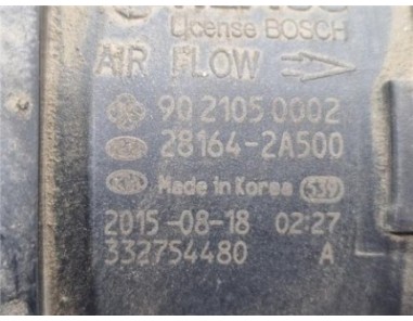 Caudalimetro Hyundai Tucson  1 7 Tecno BlueDrive 2WD [1 7 Ltr  - 85 kW CRDi CAT]