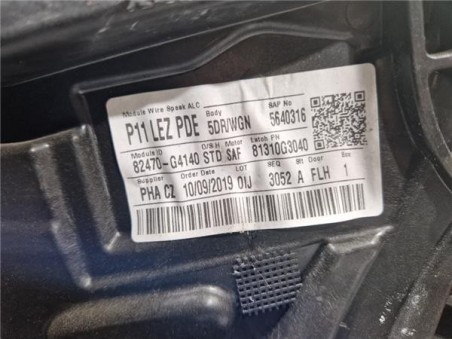 Elevalunas Electrico Delantero Izquierdo Hyundai i30  1 6 KLASS 70KW